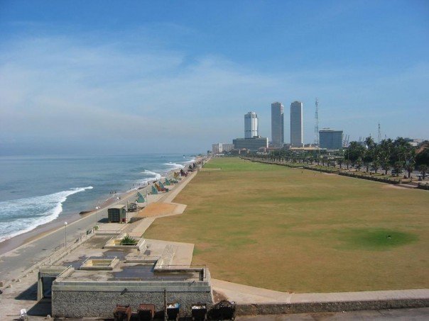 Galle Face waterfront in Colombo