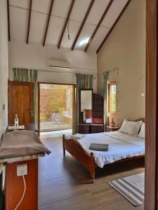 Air-conditioned guest room